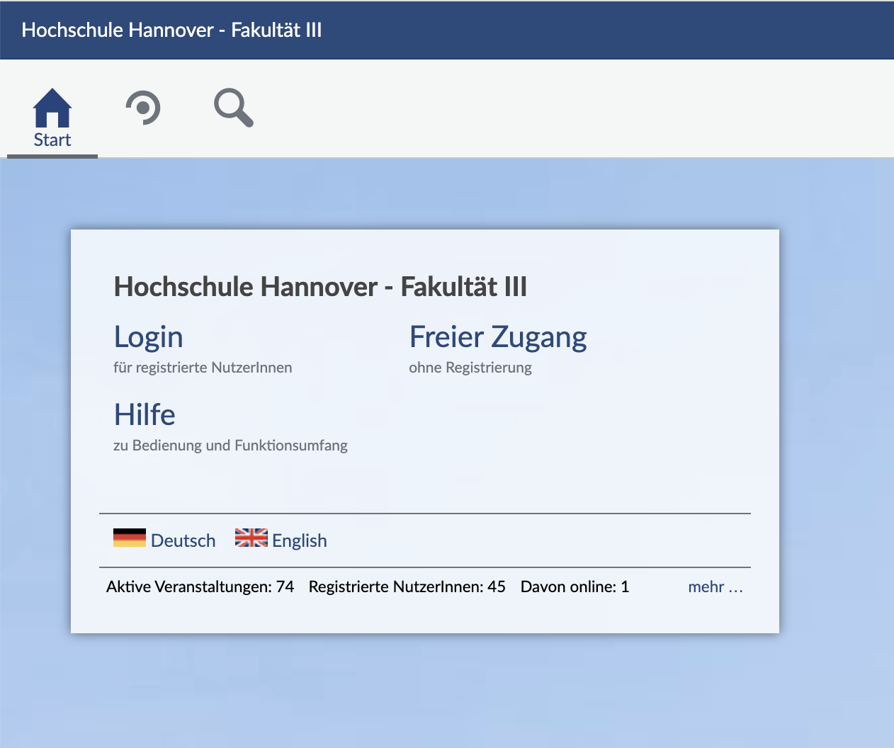 Stud.IP Login an der F3